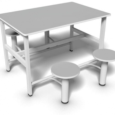 Mesa Refeitório 4 lugares  